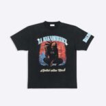 Balenciaga Men Music Aya Nakamura Merch T-shirt Large Fit in Black