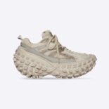 Balenciaga Unisex Defender Sneaker in Beige Mesh and Nylon