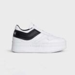 Celine Women Block Sneakers with Wedge Outsole in Calfskin