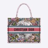 Dior Women Medium Dior Book Tote Multicolor Dior Constellation Embroidery