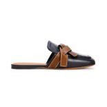 Loewe Women Gate Flat Mule in Calfskin-Tan