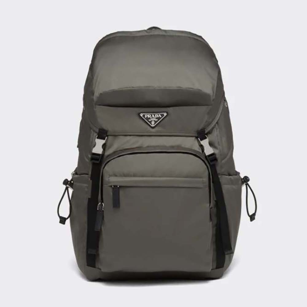 Prada Men Re-Nylon And Saffiano Leather Backpack