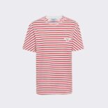 Prada Women Printed Interlock T-shirt-Red