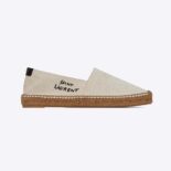 Saint Laurent YSL Women Saint Laurent Embroidered Espadrilles in Canvas