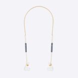 Dior Women D-Vibe Necklace for Headphones Gold-Finish Metal