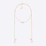 Dior Women Petit CD Necklace for Headphones Gold-Finish Metal