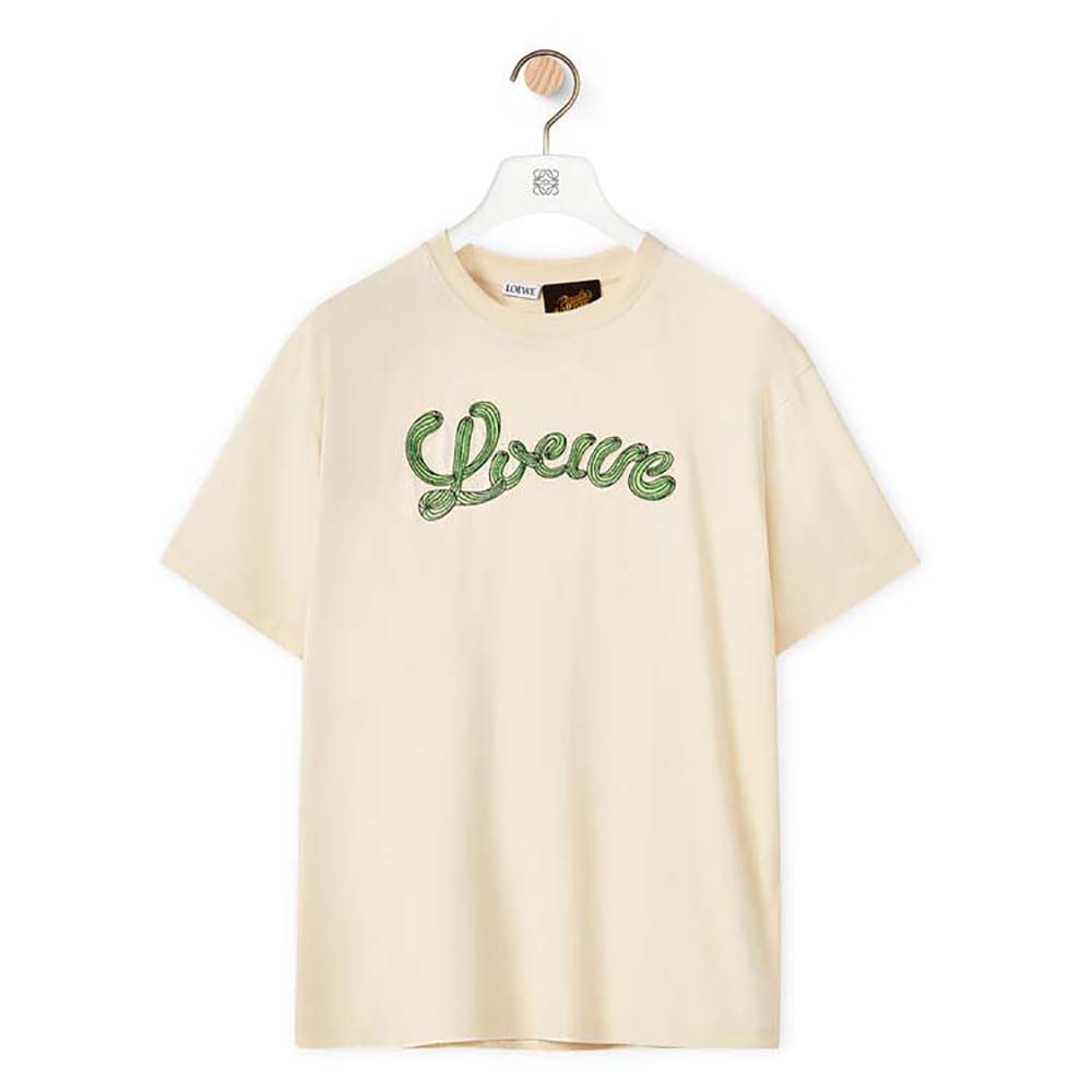 Loewe T-shirt In Cotton in White for Men