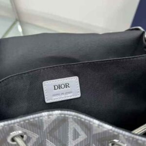 Dior - Mini Dior Hit The Road Bag Dior Gray CD Diamond Canvas - Men