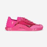Dolce Gabbana D&G Women Mesh NS1 Slip-on Sneakers-Rose