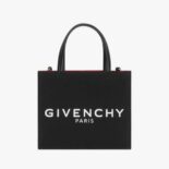 Givenchy Women Mini G Tote Shopping Bag in Canvas-Black