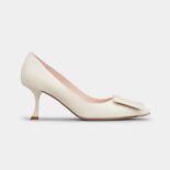 Roger Vivier Women Viv’ In The City Pumps in Patent Leather-White