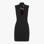 Fendi Women Fendace Dress in Black Cady