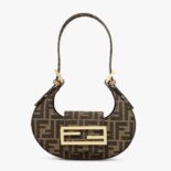 Fendi Women Mini Cookie FF Fabric Mini Bag