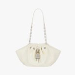 Givenchy Women Small Kenny Bag in Smooth Leather-White