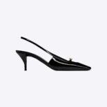 Saint Laurent YSL Women Blade Slingback Pumps in Patent Leather