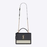 Saint Laurent YSL Women Sunset Medium Top Handle in Smooth Leather