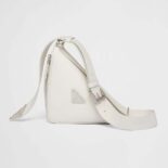 Prada Unisex Saffiano Leather Belt Bag-White