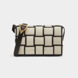 Bottega Veneta Women Padded Cassette Intreccio Canvas Cross-Body Bag