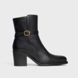 Celine Women Condé Jodhpur Boot in Calfskin-Black