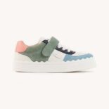 Chloe Women Lauren Sneaker with Strap-Blue