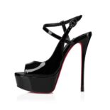 Christian Louboutin Women So Jenlove Alta 150 mm Heel Height-Black