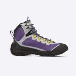 Dior Men Diorizon Hiking Boot Purple Technical Mesh with Black Rubber