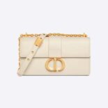 Dior Women 30 Montaigne East-West Bag with Chain Latte Calfskin