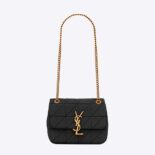 Saint Laurent YSL Women Jamie Mini Chain Bag Carré Rive Gauche in Jersey