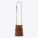 Saint Laurent YSL Women Le Maillon Bucket Bag in Suede