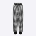 Dior Women DiorAlps Capsule Black and White Houndstooth Quilted Technical Fabric