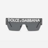 Dolce Gabbana D&G Women DG Logo Sunglasses-Silver