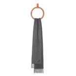 Loewe Women Anagram Scarf in Cashmere-Gray