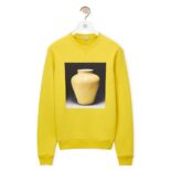 Loewe Women Ceramic Print Sweatshirt in Cotton-Yellow