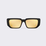 Prada Symbole Sunglasses with Traditional Prada Triangle Logo-Black