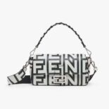 Fendi Women Baguette Two-Tone Leather Fendi Roma Capsule Bag