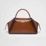 Prada Women Medium Brushed Leather Prada Supernova Handbag-Brown