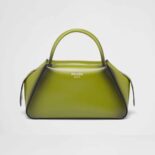 Prada Women Medium Brushed Leather Prada Supernova Handbag-Green