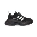 Balenciaga Unisex Balenciaga / Adidas Triple S Sneaker in Black