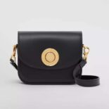 Burberry Women Leather Small Elizabeth Bag-Black