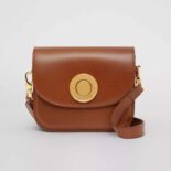 Burberry Women Leather Small Elizabeth Bag-Brown