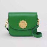 Burberry Women Leather Small Elizabeth Bag-Green