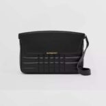 Burberry Women Quilted Leather Catherine Shoulder Bag-Black