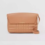 Burberry Women Quilted Leather Catherine Shoulder Bag-Sandy