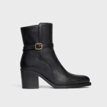 Celine Women Condé Jodhpur Boot in Calfskin-Black