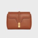 Celine Women Mini Soft 16 in Smooth Calfskin-Brown