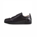 Christian Louboutin Men Louis Junior Spikes-Black