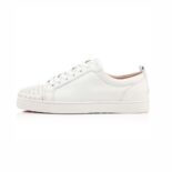 Christian Louboutin Men Louis Junior Spikes-White