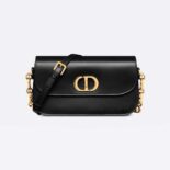 Dior Women 30 Montaigne Avenue Bag Black Box Calfskin