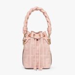 Fendi Women Mon Tresor Pink FF Canvas Mini-Bag