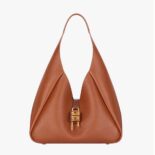 Givenchy Women Medium G-Hobo Bag in Smooth Leather-Tan